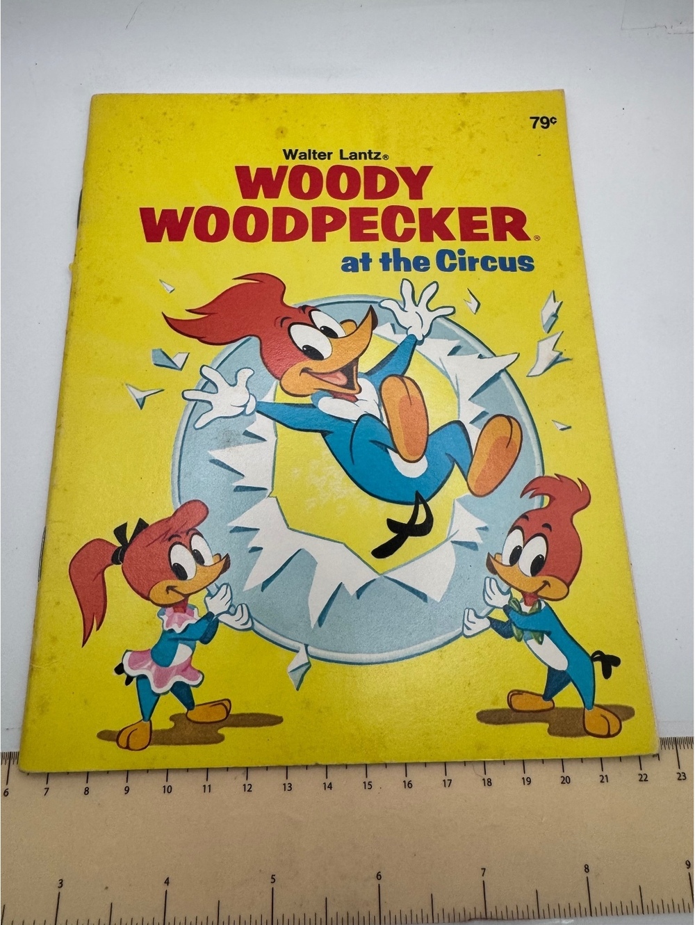 Woody Woodpecker at the Circus - Vintage 1976 Children's Book
